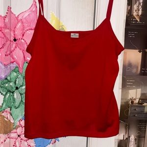 Red simple tank